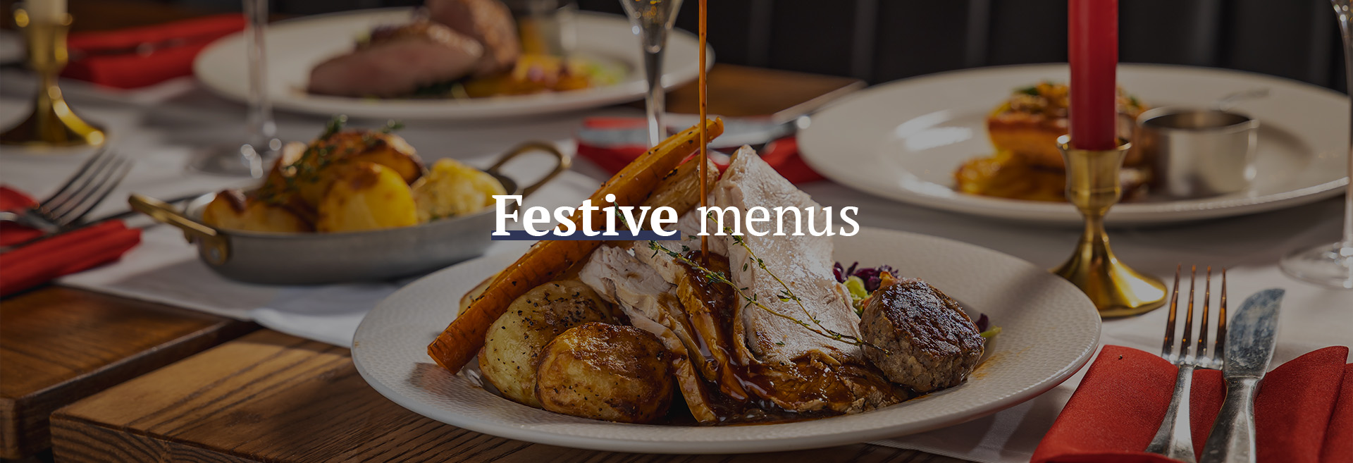 Christmas menu at Harry Cook Free House