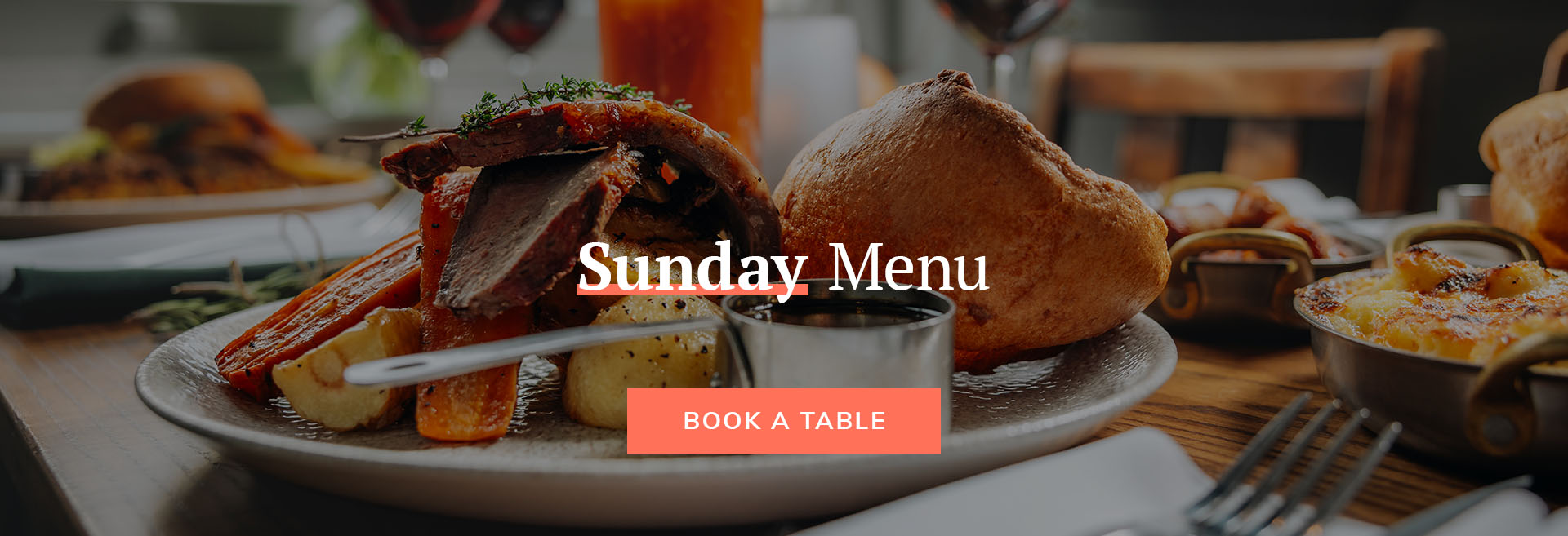 Sunday Menu at Harry Cook Free House